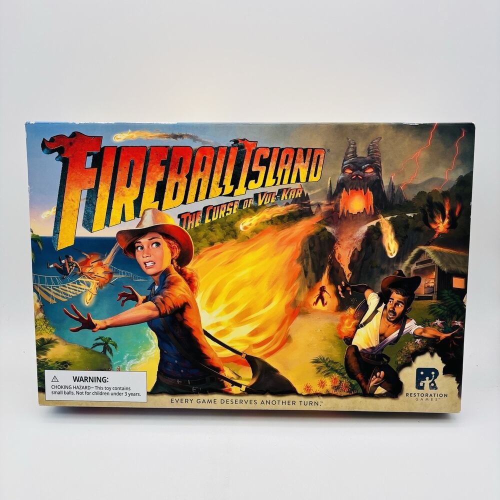 Fireball Island - The Curse of Vul-Kar Not Complete - Restoration Games VG Cond